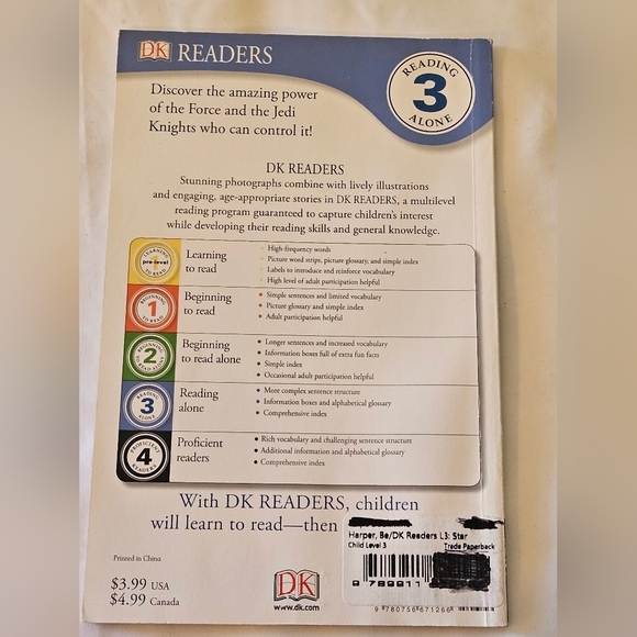 STAR WARS Children's Book Bundle of 4  Paper back Various titles and levels - Picture 8 of 16